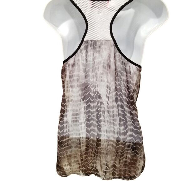 Sugar High Womens M Tank Top Shirt Black Night Air Starry - Picture 2 of 5